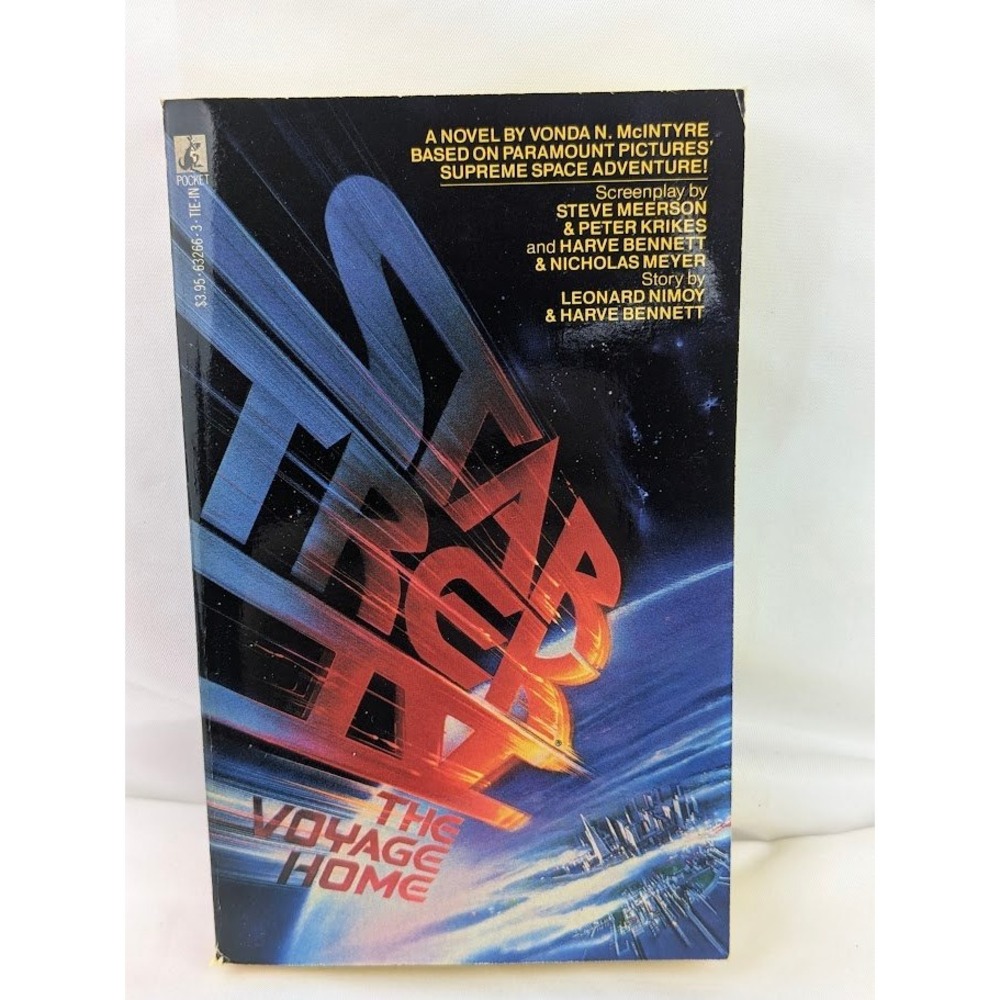 Pocket Books Star Trek IV The Voyage Home Vonda McIntyre 1st Printing 1986 Novel
